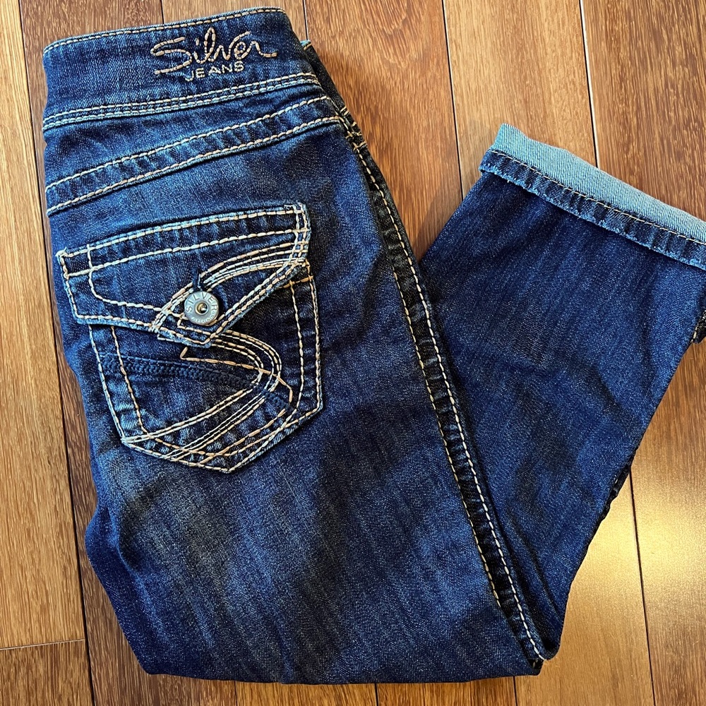 Silver Capris